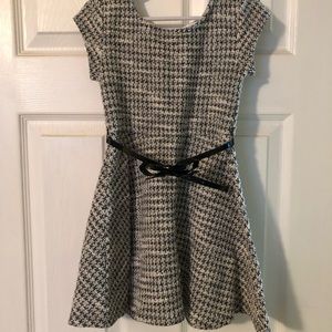 TCP Girls Houndstooth Dress with Belt XS